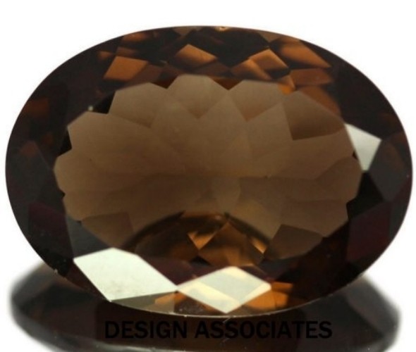 SMOKY QUARTZ 14 x 10 MM OVAL CUT AAA ALL NATURAL