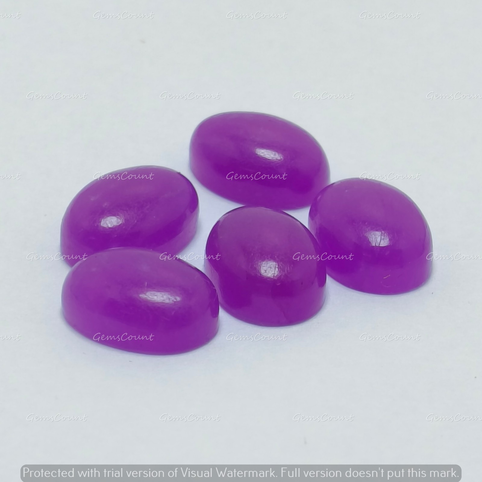 Natural Lavander Jade Oval Cabochon Handmade Gemstone 3x5mm-18x25mm