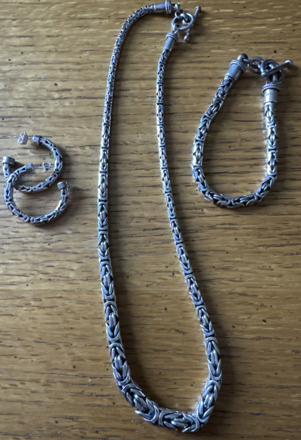 Vintage Sterling Silver Set-Marked “925 BA”- 100.2 grams