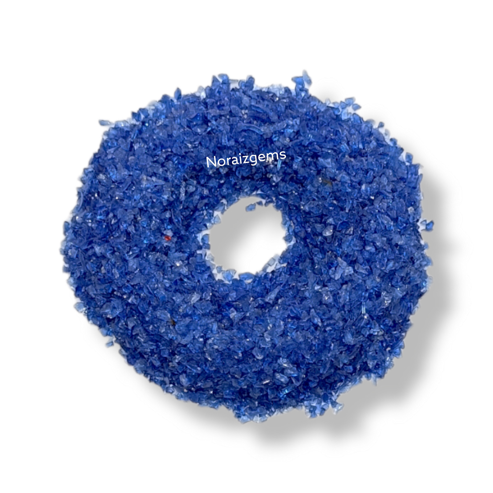 Crushed Blue Hydro Quartz Gemstone Coarse For Woodworking, Ring Inlay, Resin Art