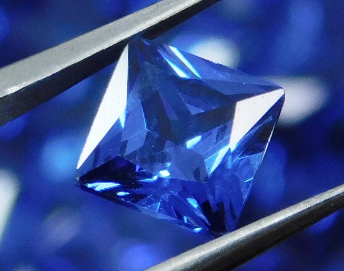 6x6mm Natural Blue Sapphire Square Cut CERTIFIED 2 Ct Loose Gemstones Lot