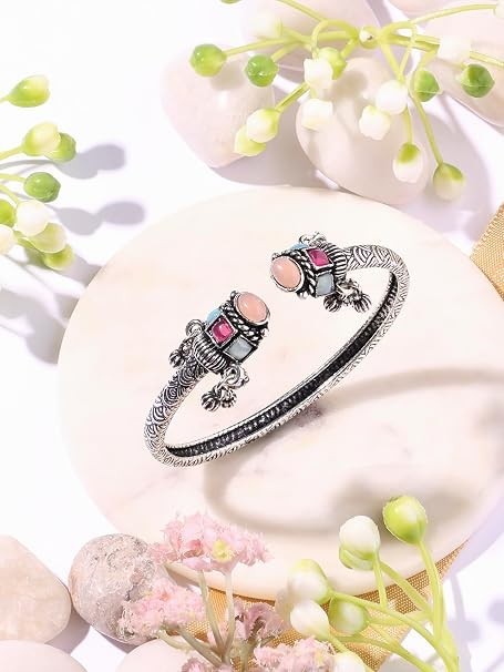 Modern Indian Bracelet Gold Tone Crystal Adjustable Fashion Jewelry Gift