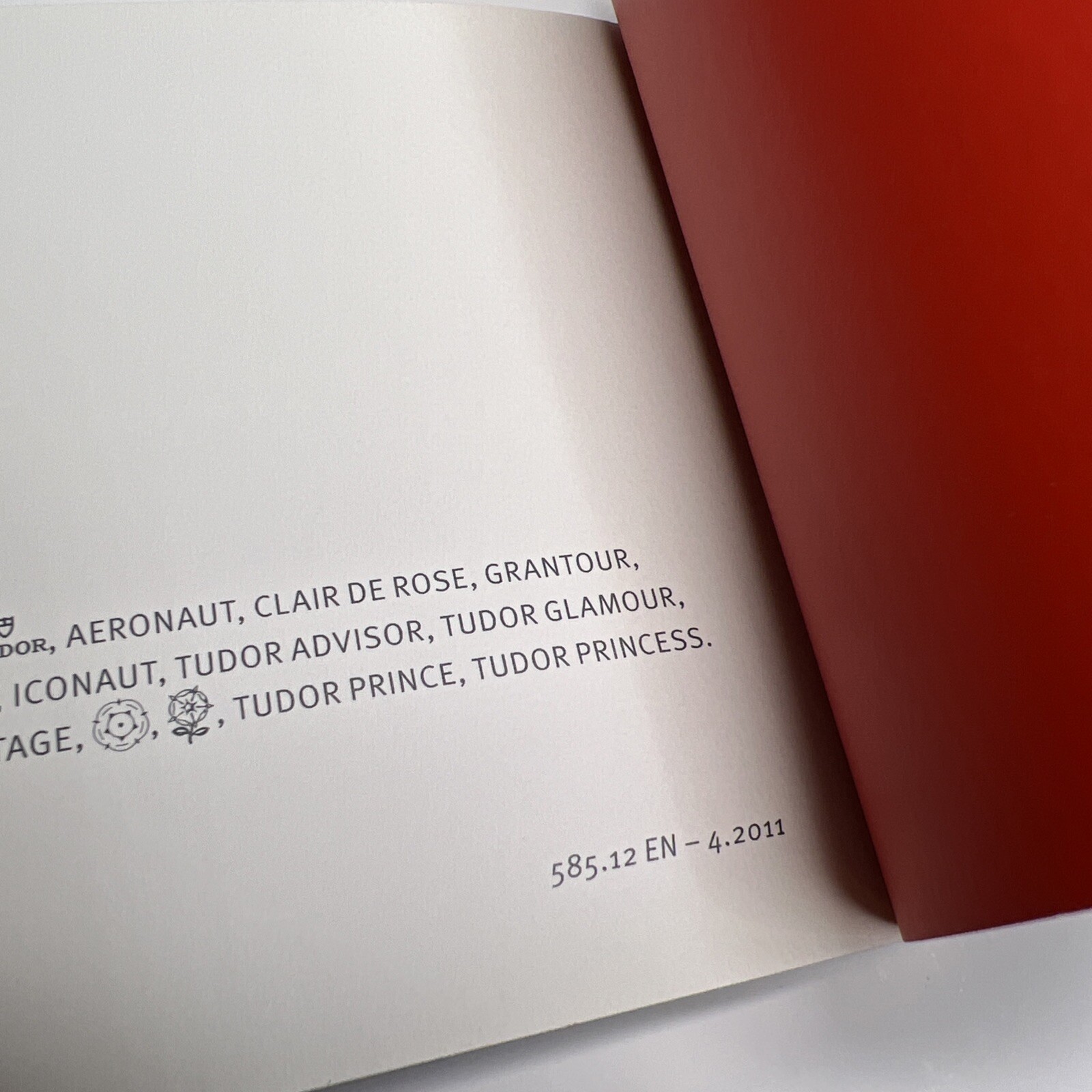 TUDOR GRANTOUR WATCH USER MANUAL ENGLISH VERSION- REFERENCE 585.14 EN-4.2011