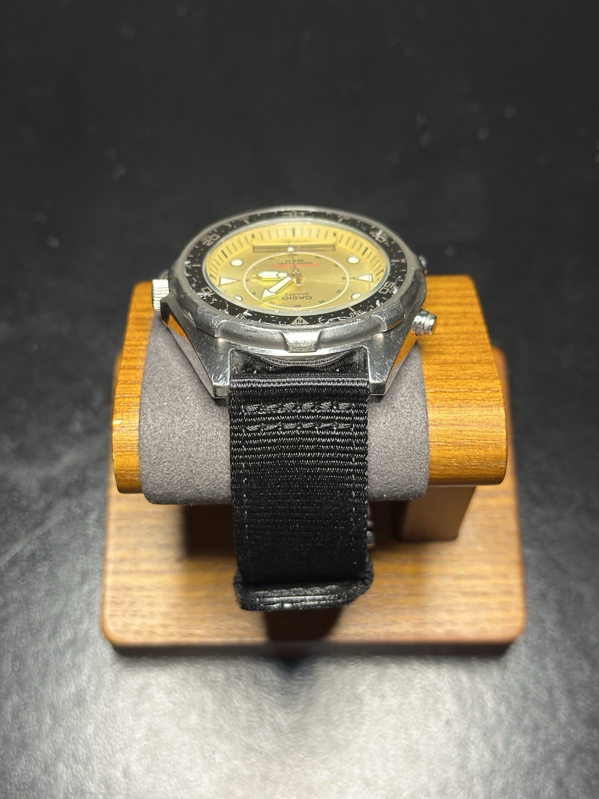 Vintage Casio AMW-320R Ana-Digi “Arnie” New Nylon strap Running New Battery