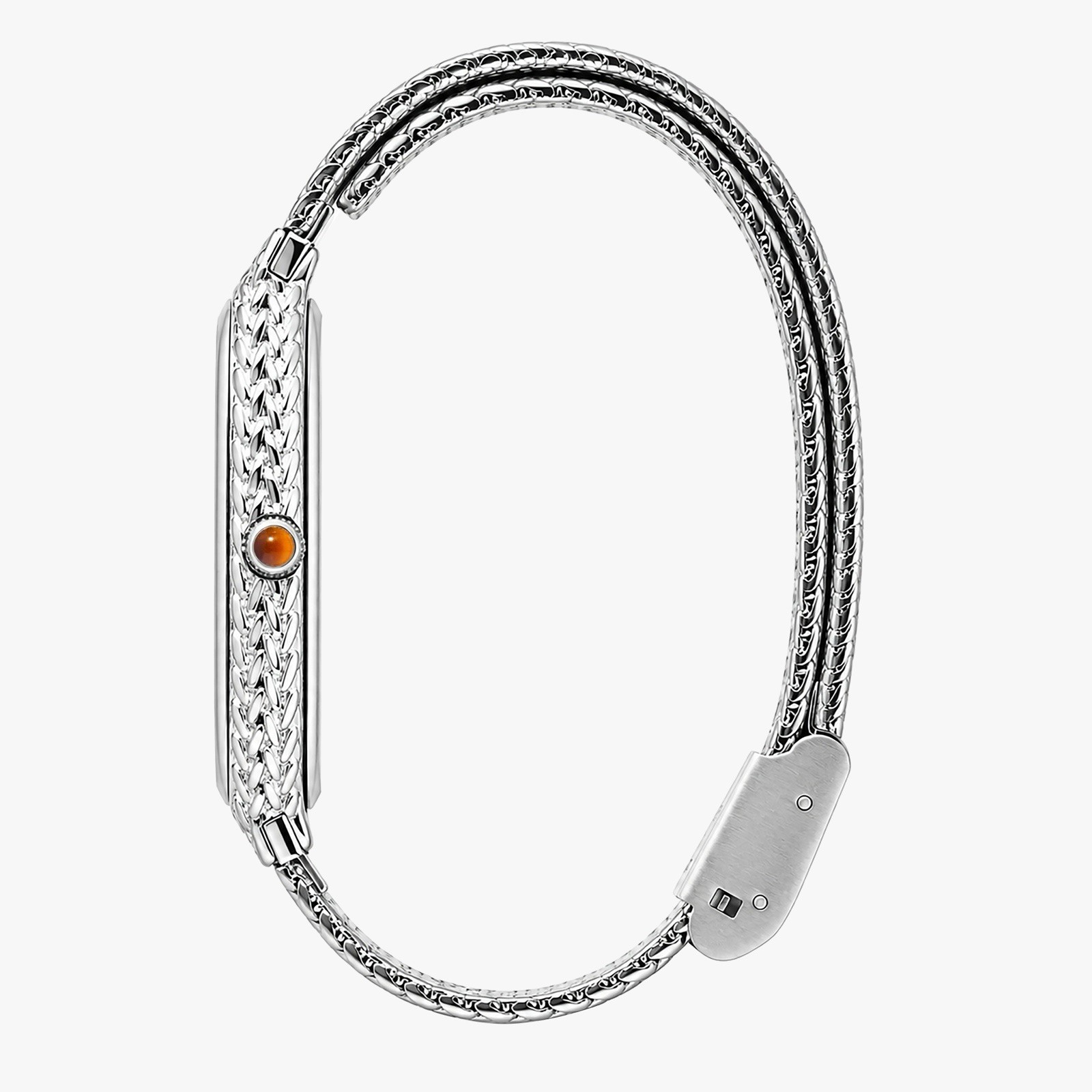 De Marquée Golden Horizon Tiger Eye Dial Sterling Silver Swiss Quartz Limited 75