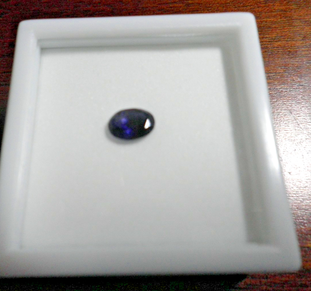 Loose Earth-mined IOLITE Oval 0.55ct 7x5mm *sealed* E6662