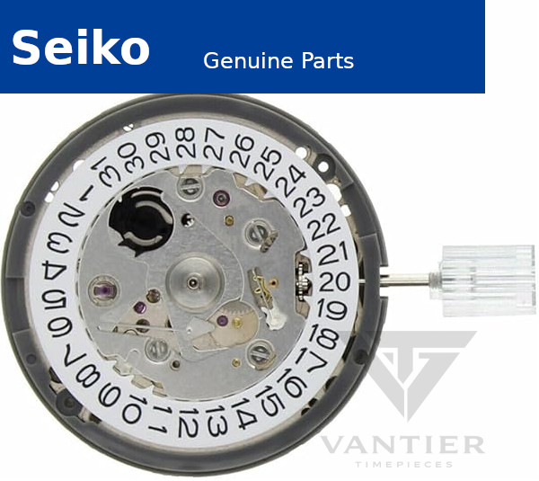 Seiko (SII TMI) NH35 NH35A Watch Movement Date at 3 w/ White Date Disc – USA