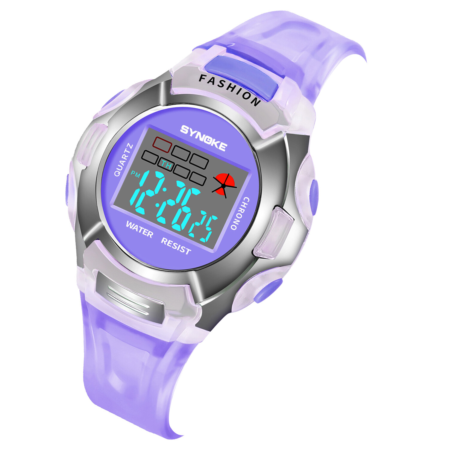 1X Child Boy Girl Xmas Gift Multifunction Sport Electronic Digital Wrist Watch