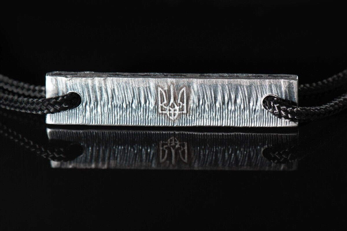 BRACELET “AZOVSTAL” Real Steel – United24 – MILITARY BRACELET – AZOV – UKRAINE
