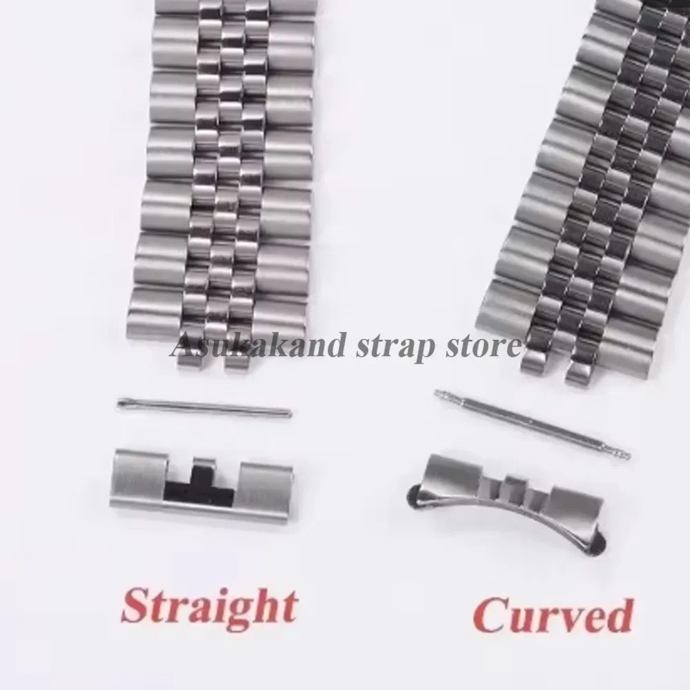 2pcs New Watch Bracelet Curved End Links for Seiko Skx009 Skx007 Jubilee Oyster✨
