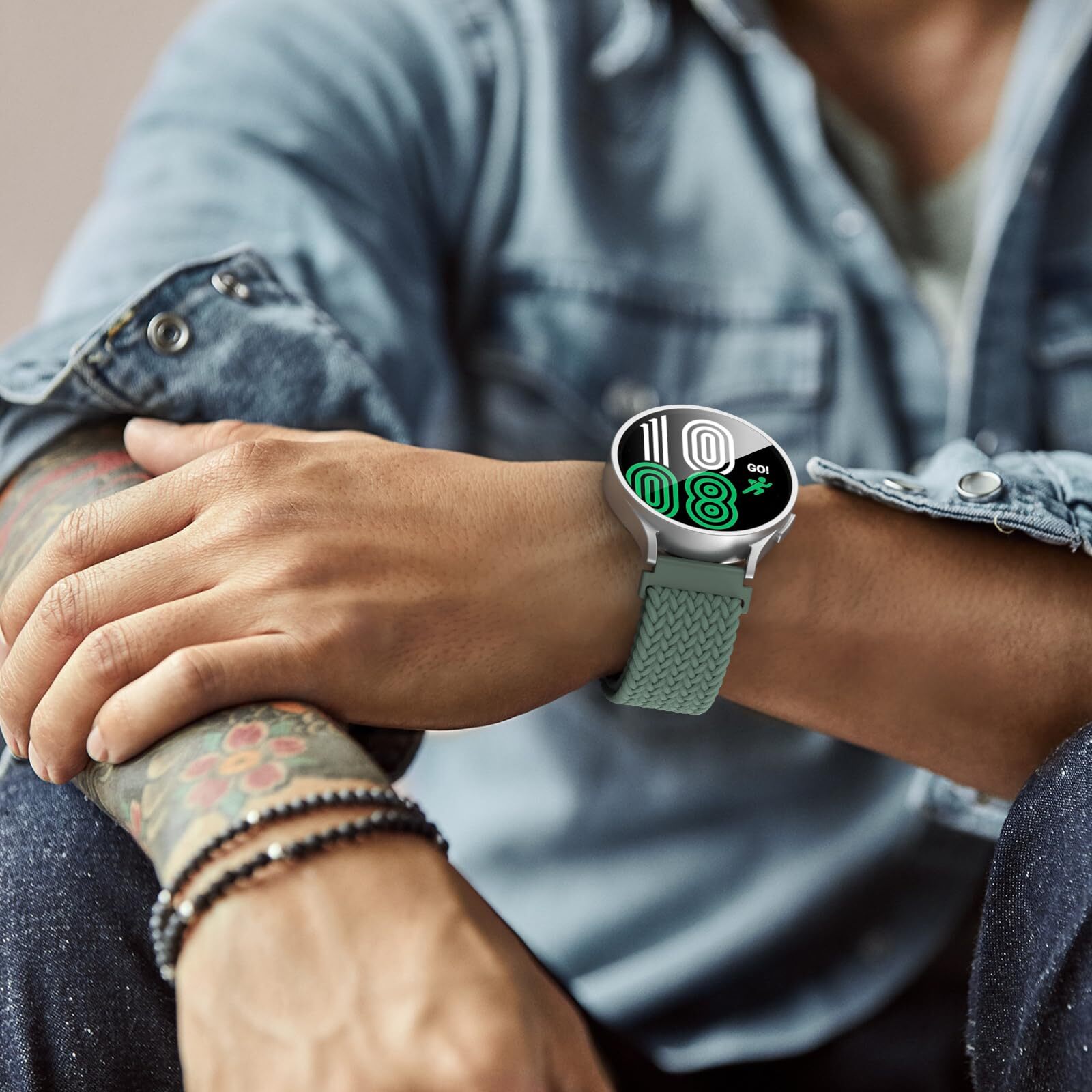 Correa De Reloj De Joyas Para Galaxy Watch 5/4/6 40mm 44mm/Watch 5 Pro 45mm