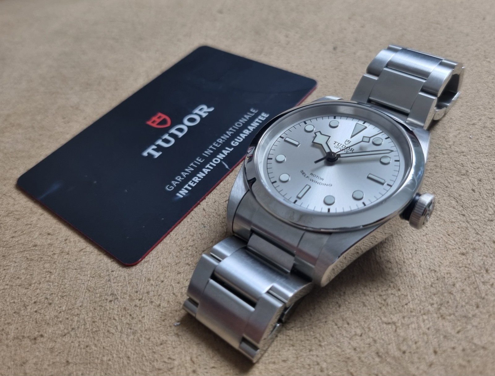 2022 Tudor Black Bay 41 79540 Steel Silver Dial Automatic Bracelet Box And Card