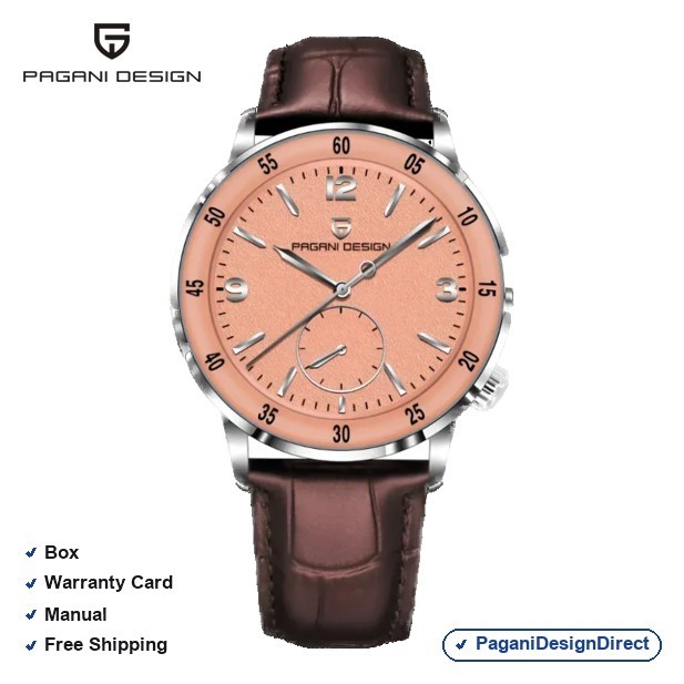 Pagani Design PD-1790 Pink Leather Automatic Men’s Watch