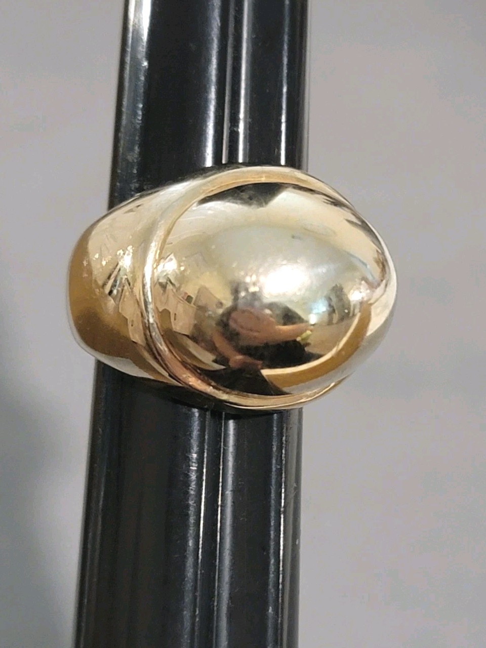Silver Dome Ring Vermeil 925 Sterling Silver By RCI Sz 6.5