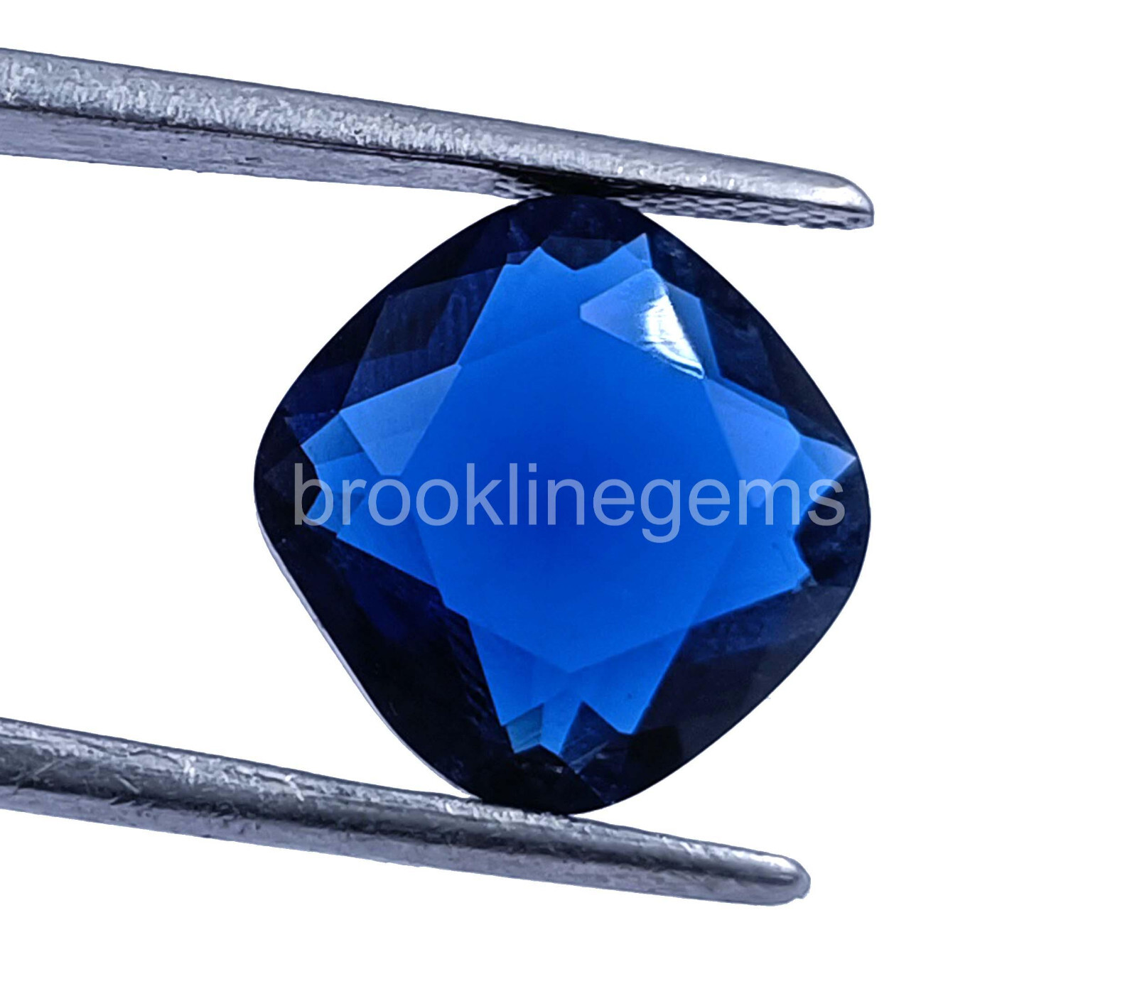 5 Ct Princess Cut Natural Blue Sapphire EGL Certified Loose Gemstone 4RDQ