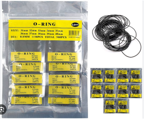 Watch gasket O ring seal 0.6mm 12mm-30mm diameter X 1 UK Seller huge stocks