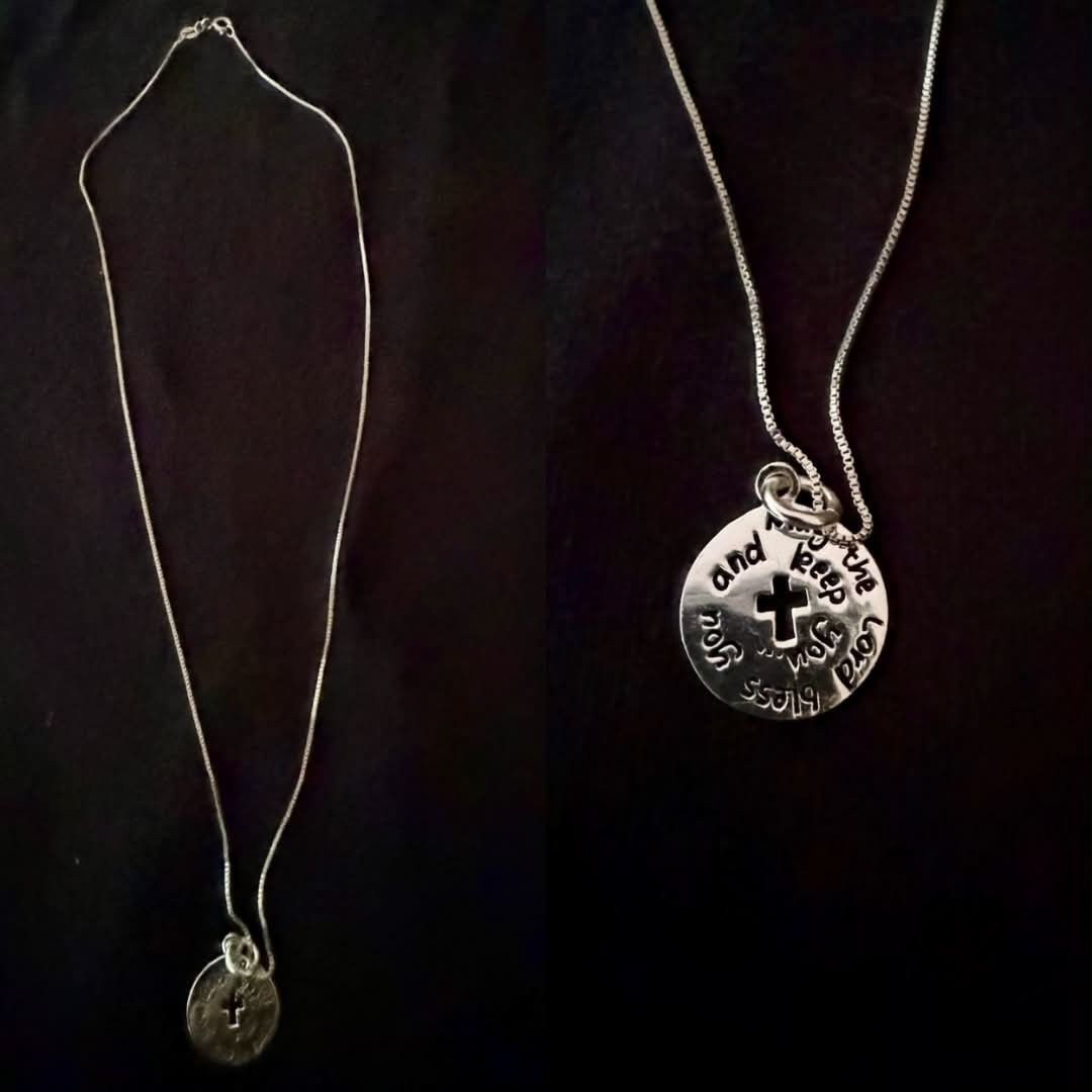 .925 Silver Medallion Cross