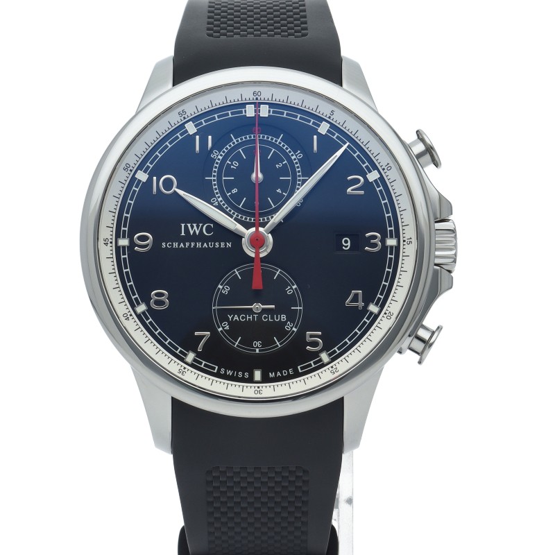IWC Portugieser Yacht Club Chronograph IW390210 Stainless Steel / Rubber men…