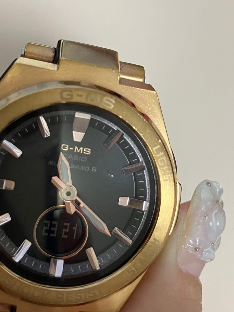 G-MS Pink Gold Solar Watch CASIO MSG-W200CG-5AJF