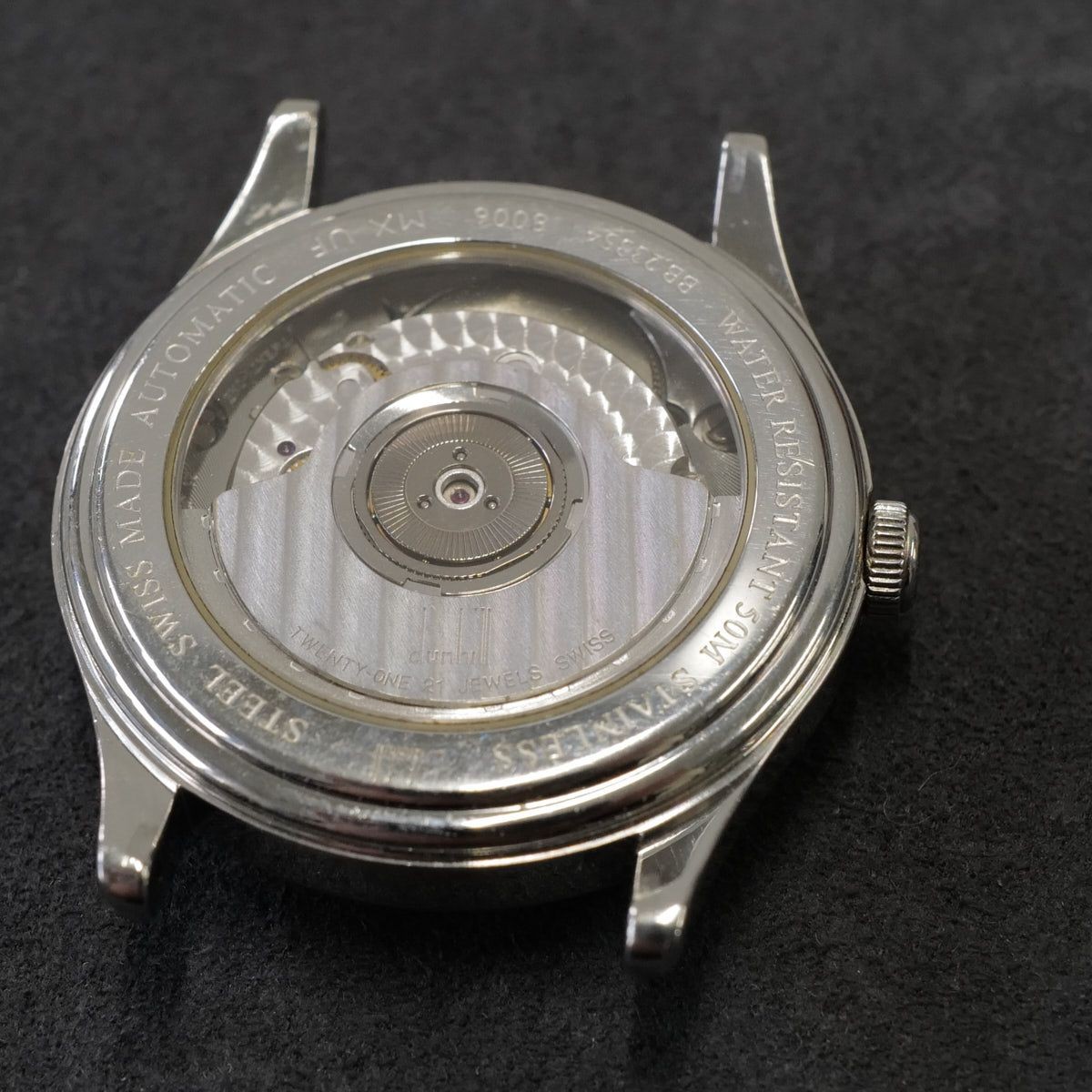 DUNHILL Cityscape 8006 Automatic Date Watch Exhibition Back No Strap