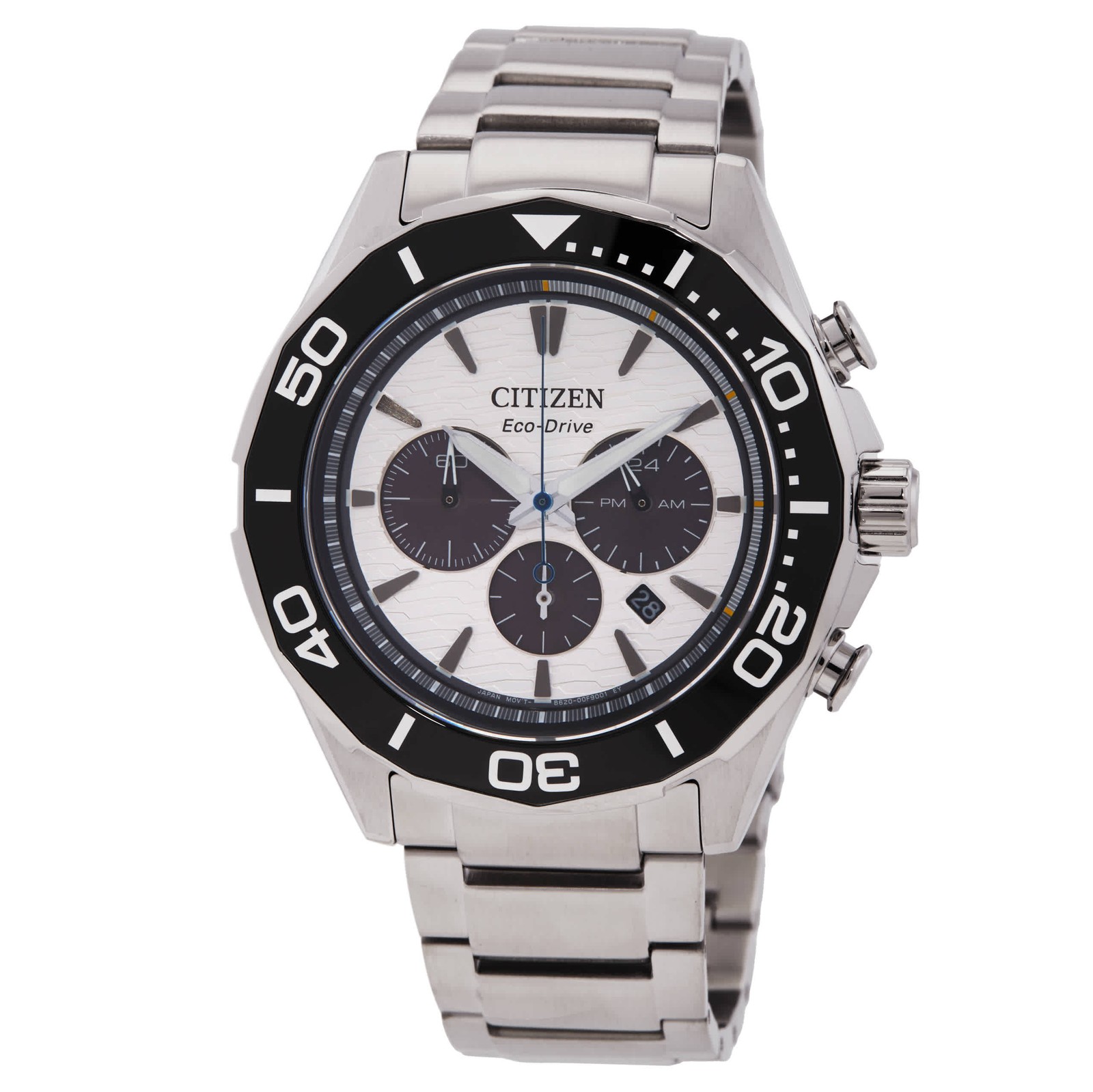 Citizen Endeavor Chronograph Quartz White Dial Men’s Watch CA4730-59A