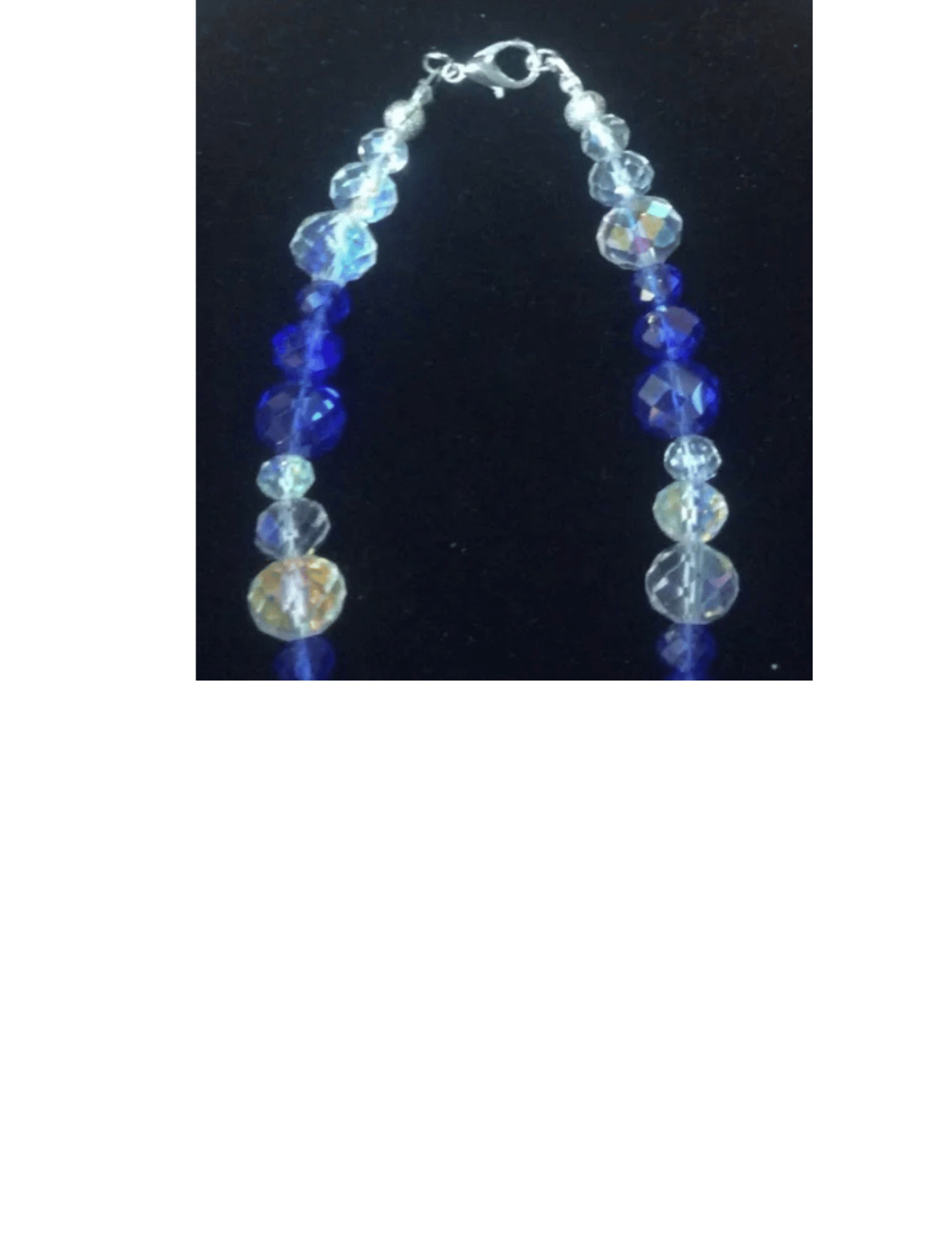21 1/2 in. Necklace with Star of David Cross Pendant