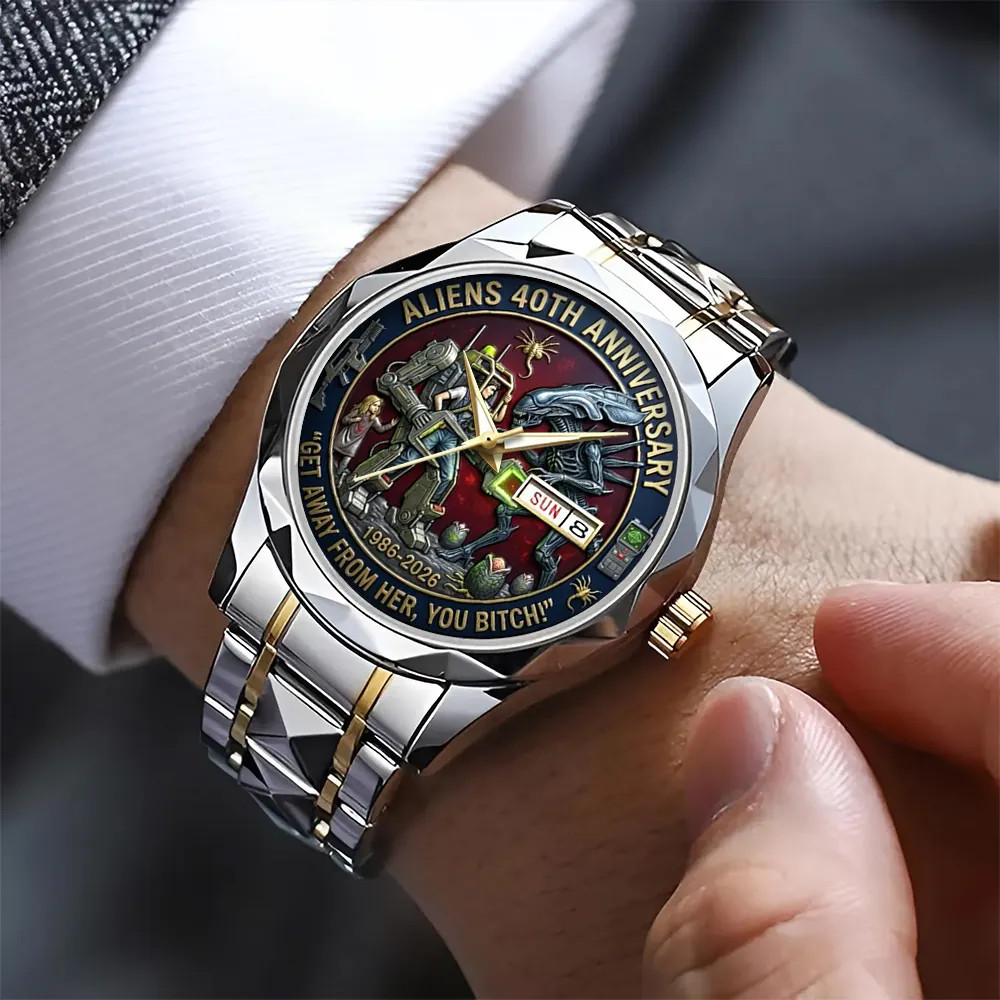 Aliens 40th Anniversary Alloy Luxury Quartz Watch