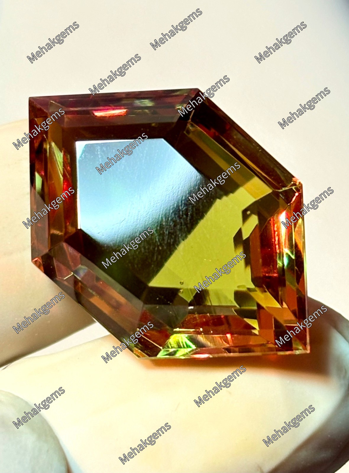 36ct Color Changing Zultanite Gemstone, Fantasy Cut Loose Diaspore Ring Pendnt