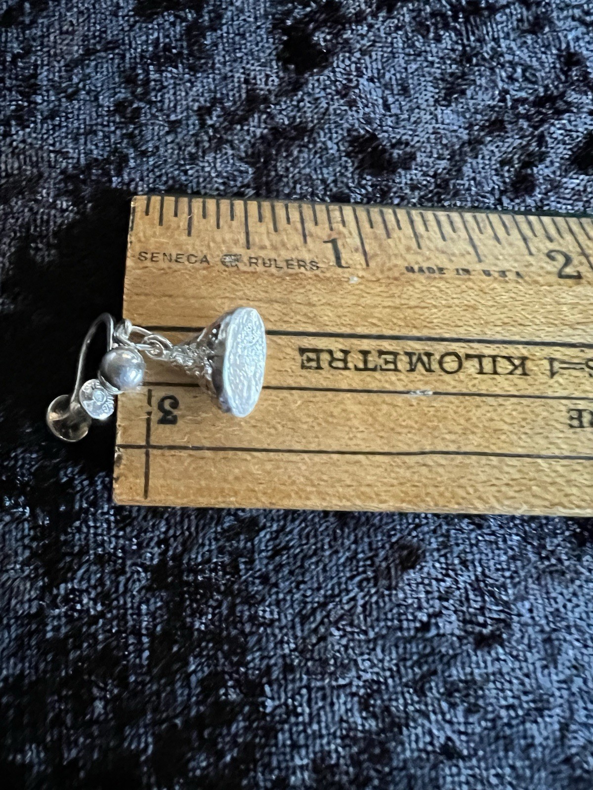 Hershey’s Kiss Screwback Earrings JCF Sterling 7.13g Excellent Condition ￼