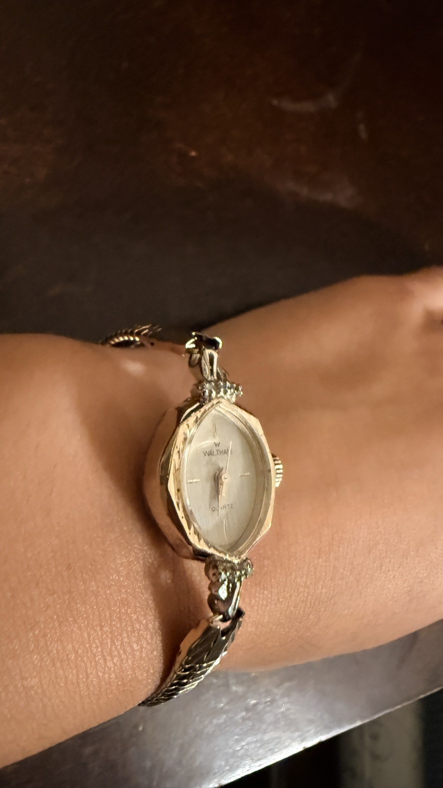 Vintage Waltham Japan 10K Gold Fill Ladies / Girls Quartz Watch with new battery