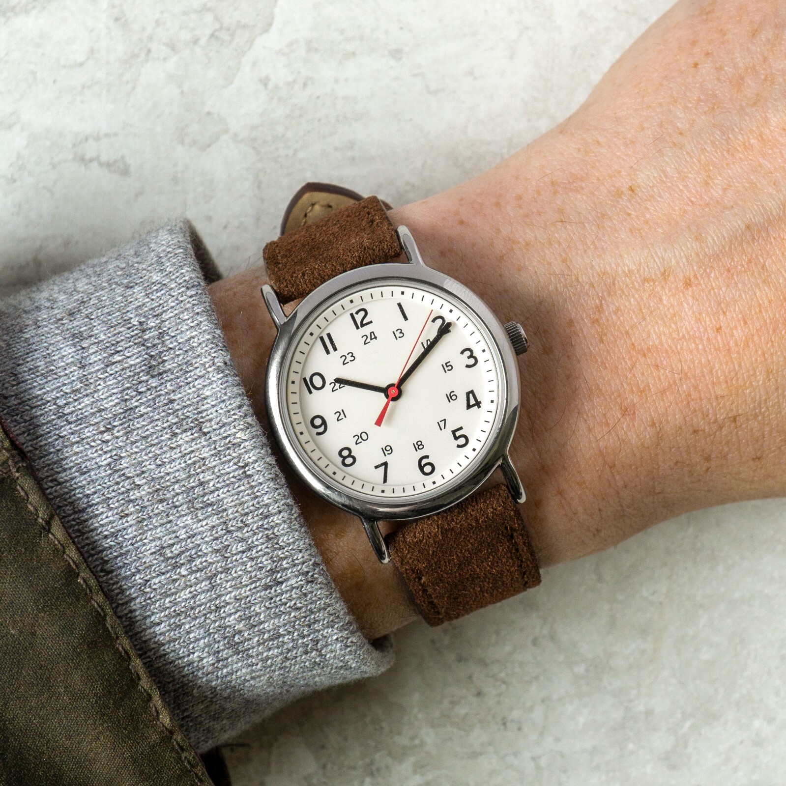 Suede Quick Release Watch Band – Dark Brown – 18, 20 or 22mm