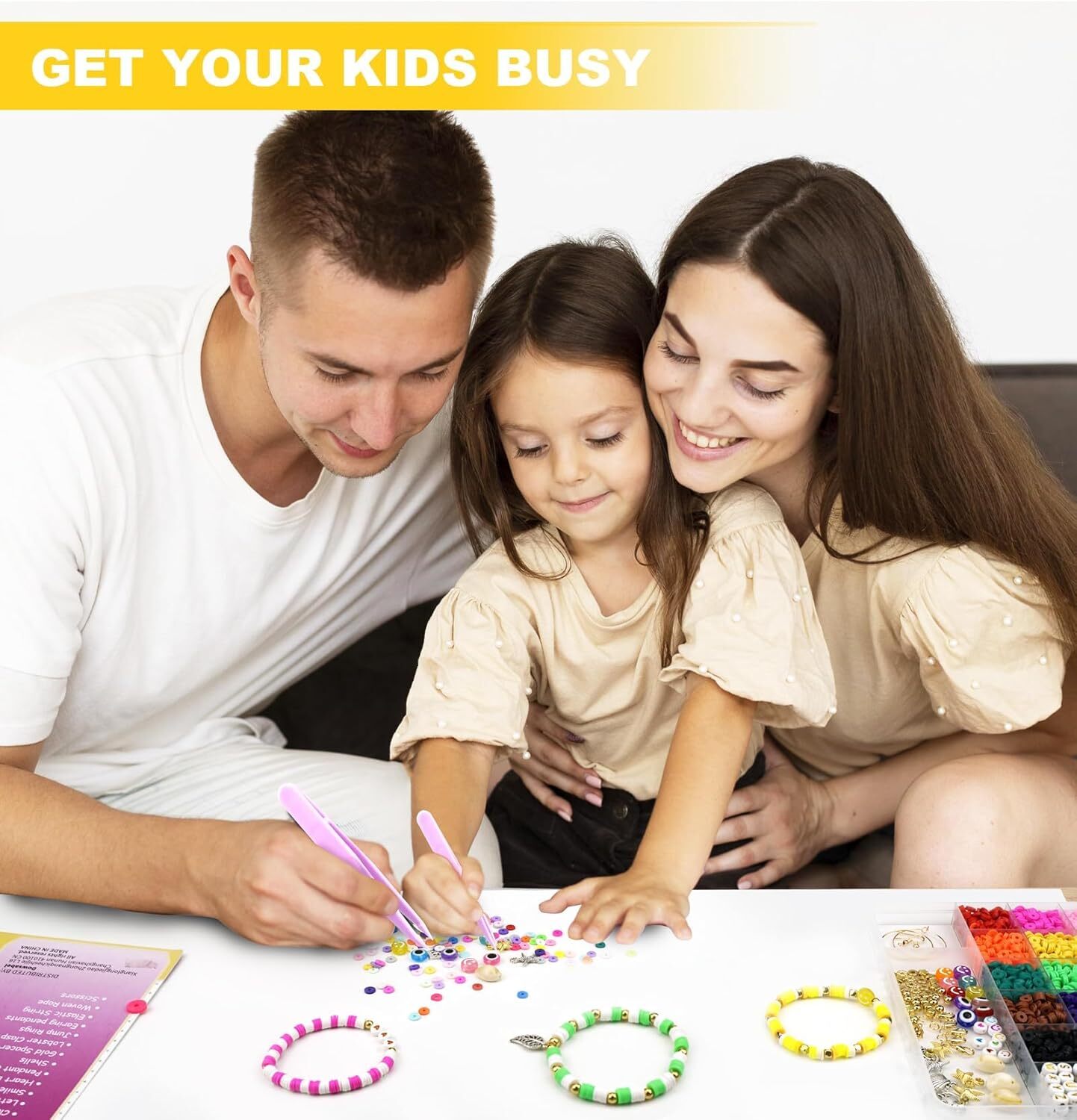 5000 Pcs Bracelet Making Kit for Girls, Bracelet Charms Kit for Jewelry Making G