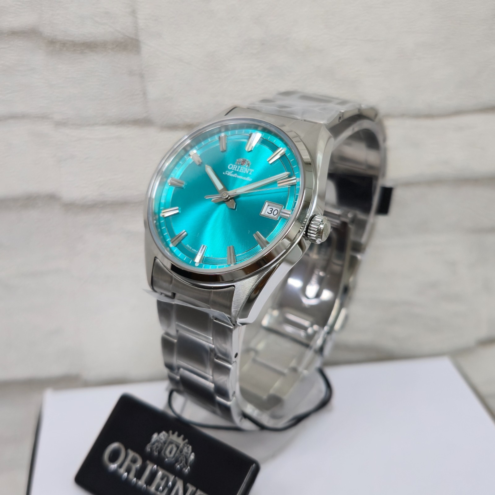 Orient Stretto Date RA-AC0R06 Limited Edition Green Dial New Full Set Mens Watch