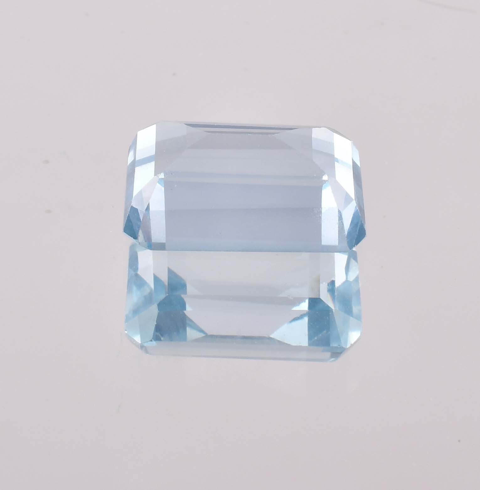 17 x 11 mm 100% Natural Sky Blue Aquamarine 17.40 Ct Loose Gemstone GITcertified