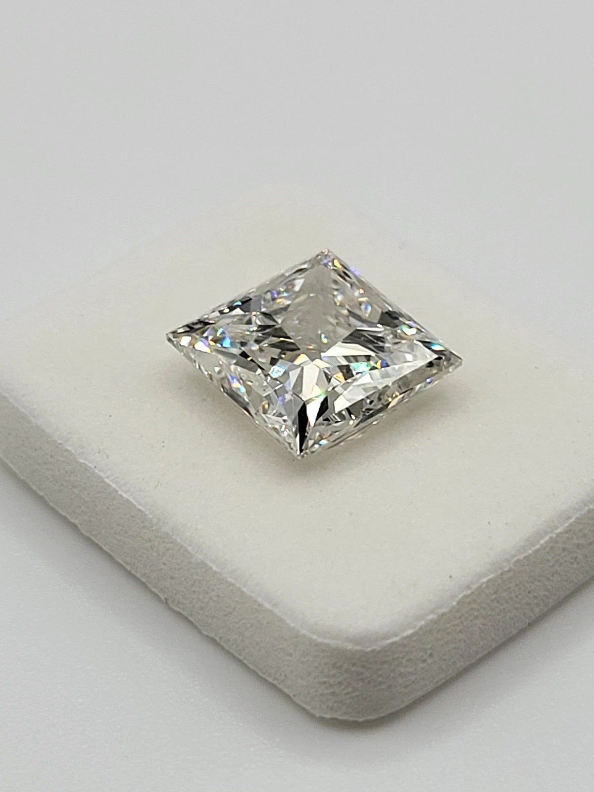 Natural PRINCESS Cut White ‘D’ Color 3.00 Ct VVS1 Unheated Loose Diamond