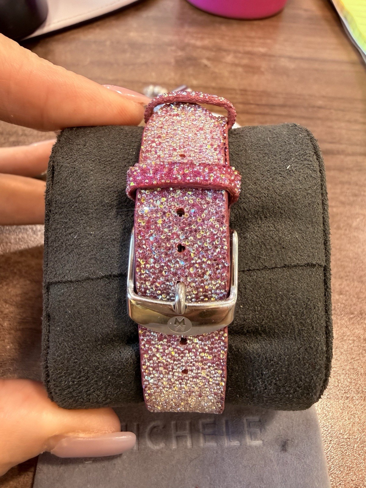Michele Deco Stainless Steel Ladies Watch