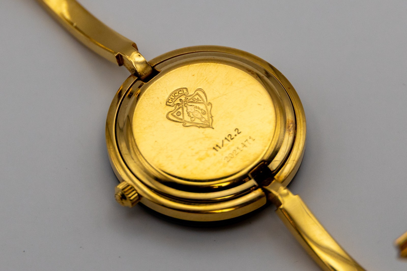 【Box&Paper】GUCCI Change Bezel 11/12.2 1100L Gold Vintage Quartz Woman’s Watch