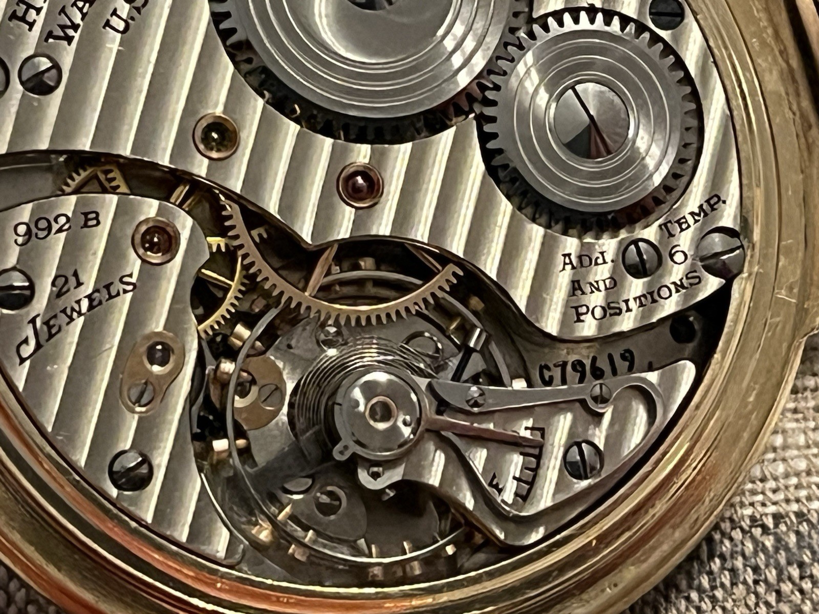 Hamilton 16s 992B Pocket watch