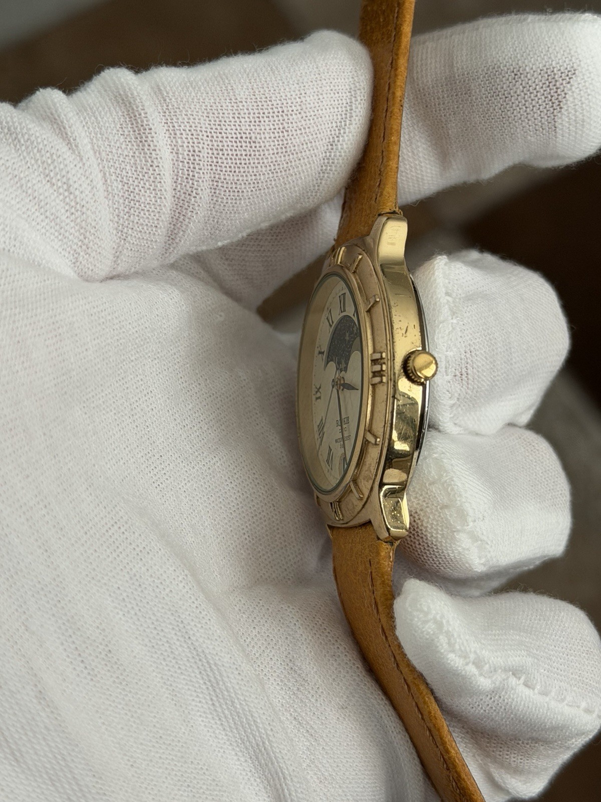 Rare Vintage Casio Rookie RKT-5015 Moon Phase Men’s Classic Dress Watch JDM 80s