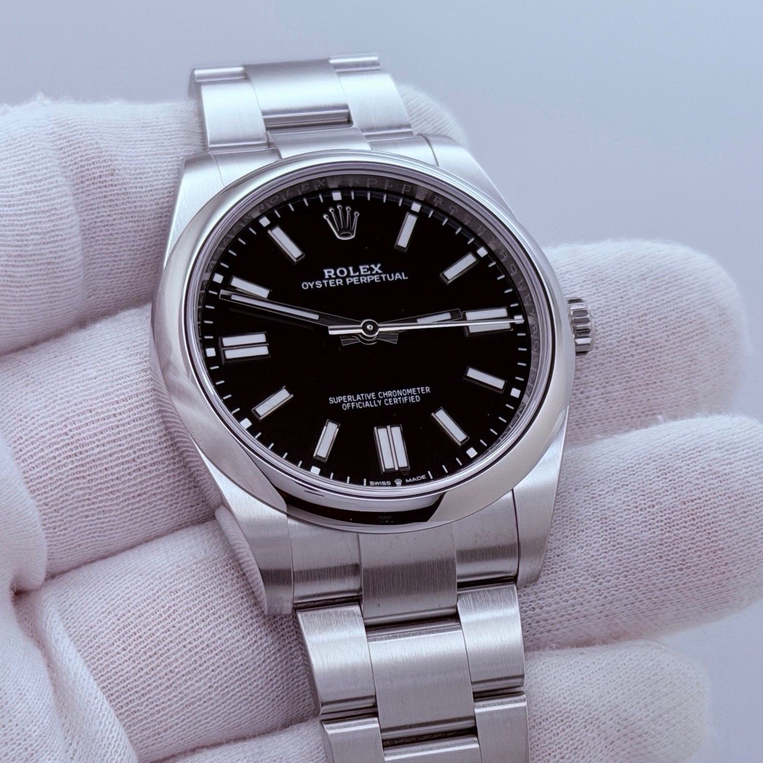 Rolex Oyster Perpetual 124300 41mm Black Dial Stainless Steel Box Papers 2022