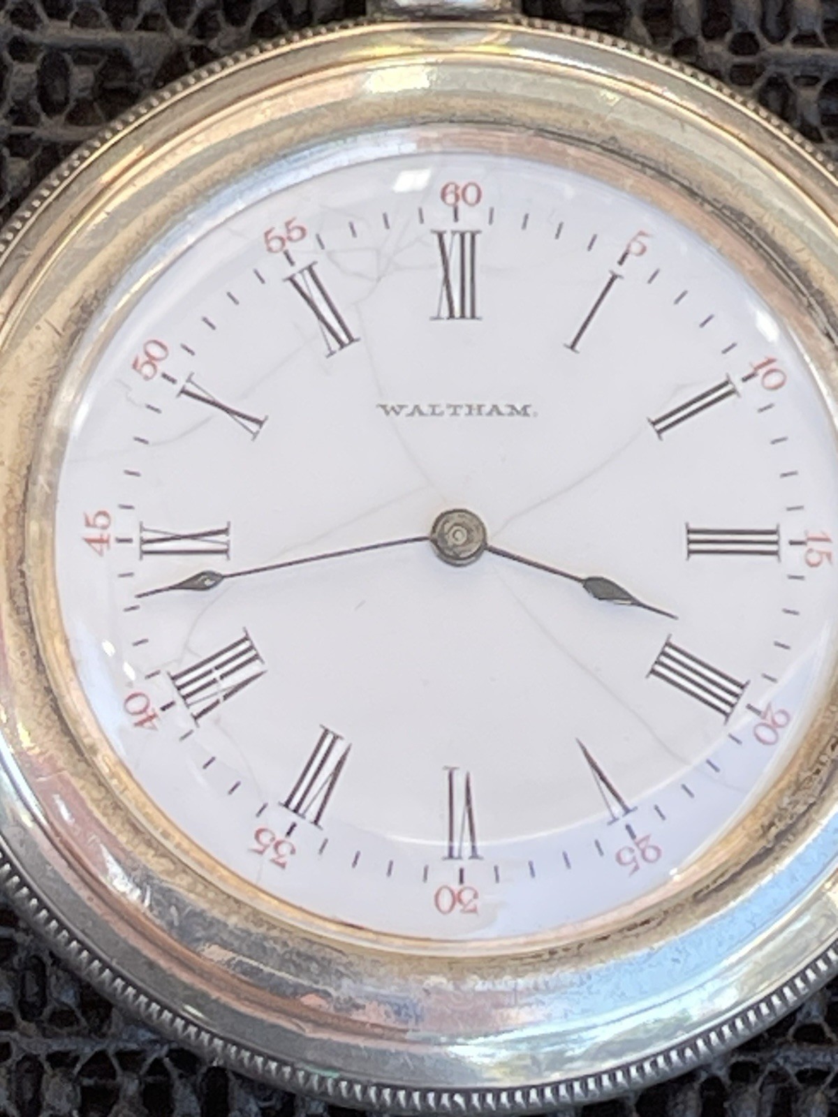 1909 American Waltham Model 1890 Grade Seaside 6s 7J Pocket Watch Pendant Runs
