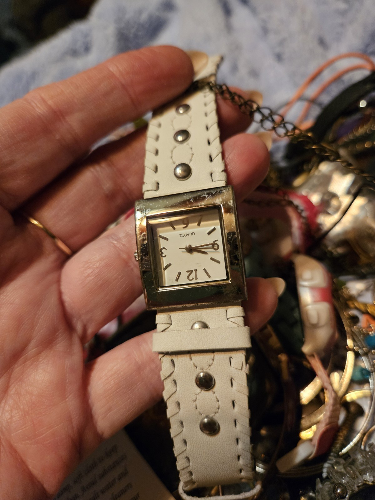 Bulk Lot Of Jewelry Sold And Shipped As Pictured. Belt Buckle! Watches Mk Offer!