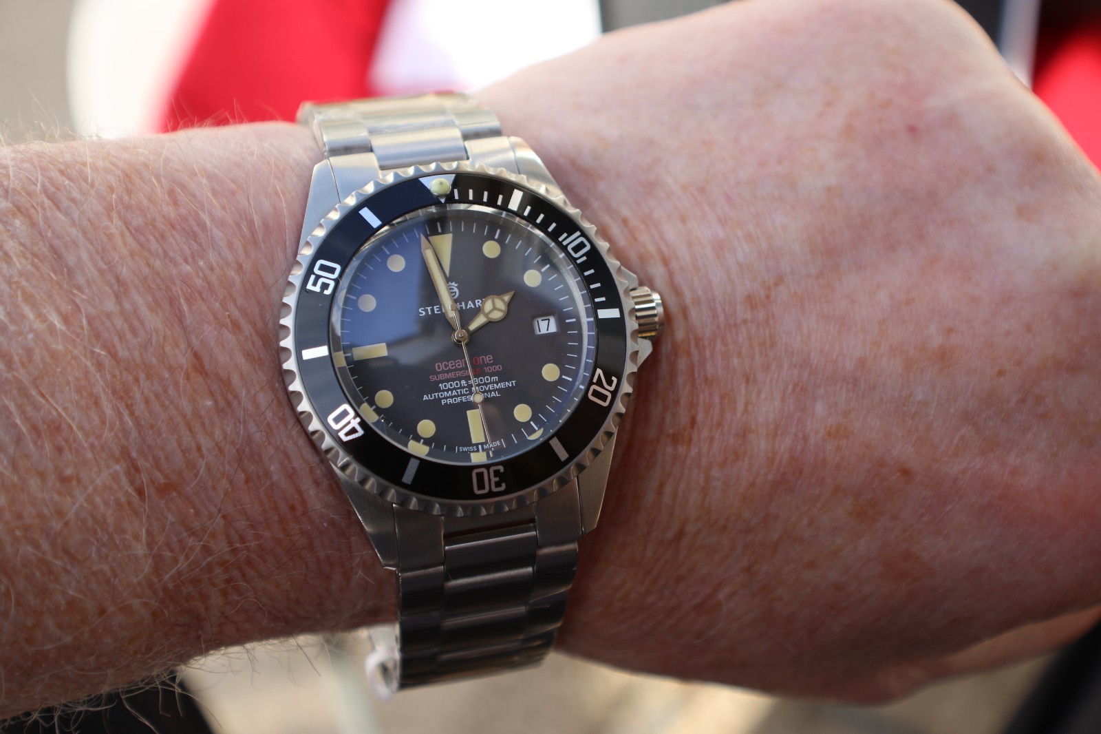 Steinhart Ocean One Premium 42mm. Boxes, Papers, Tags , A1 Condition.NOS