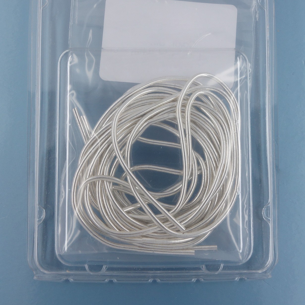 Silver Plated French Wire Bullion Thread Cord Cover Protector Total 70″ (5’10”)