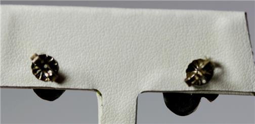 Native American Roger Skeet Sterling Silver Gold Vermeil Onyx Earrings – 8067