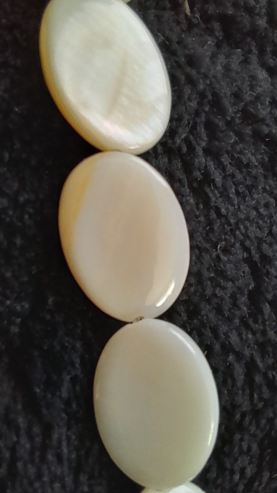 Mother of Pearl Prayernecklace – handmade 40cm length approx – FAST UK DELIVERY