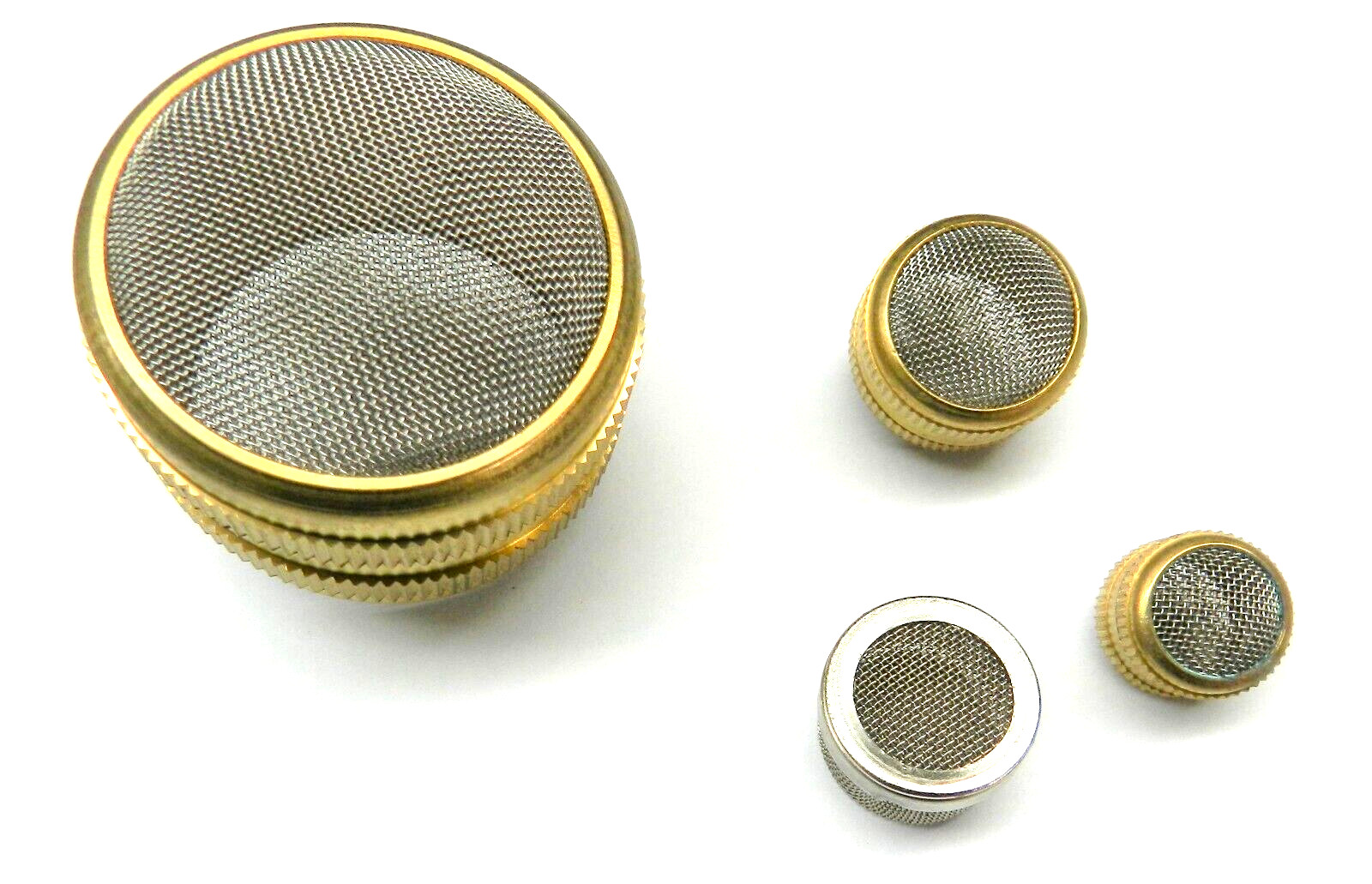 Ultrasonic Cleaning Baskets Set of 4 Mesh Baskets Jewelry Watch 16, 25, 20, 50mm