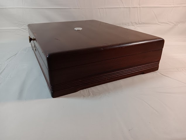 Vintage 12 Slot Custom Watch storage Box With Swiss Watch Face