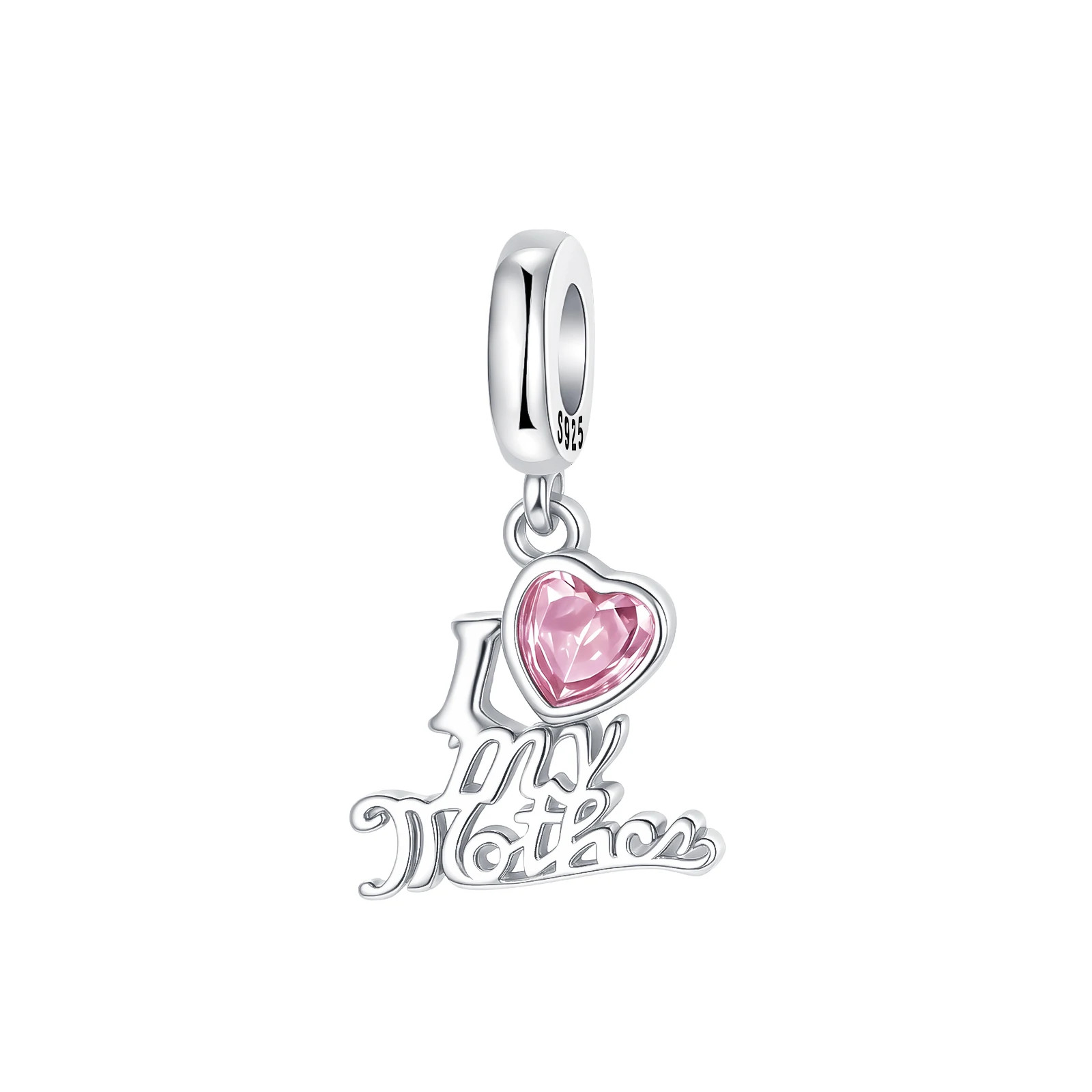 925 Sterling Silver Love Mother Daughter Tree of Life Charms for Original Bracel