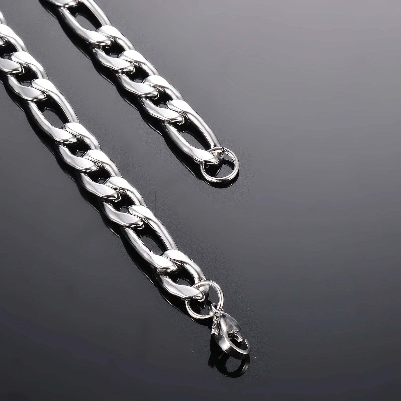 925 Sterling Silver Necklace Long Chain Lobster Clasp for Men Women